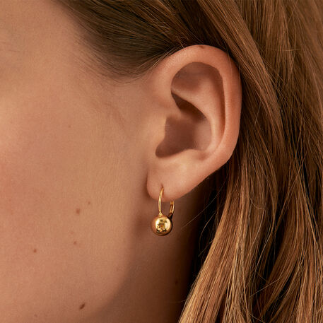 Pendientes largos BOUL - Dorado - Pendientes  | Agatha
