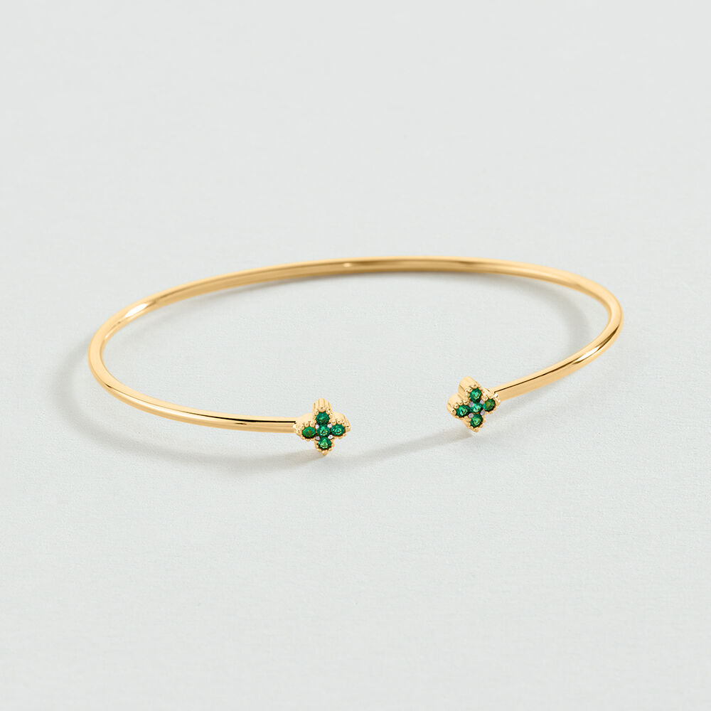 Pulsera r&iacute;gida BELOVED - Verde / Dorado - Pulsera r&iacute;gida  | Agatha