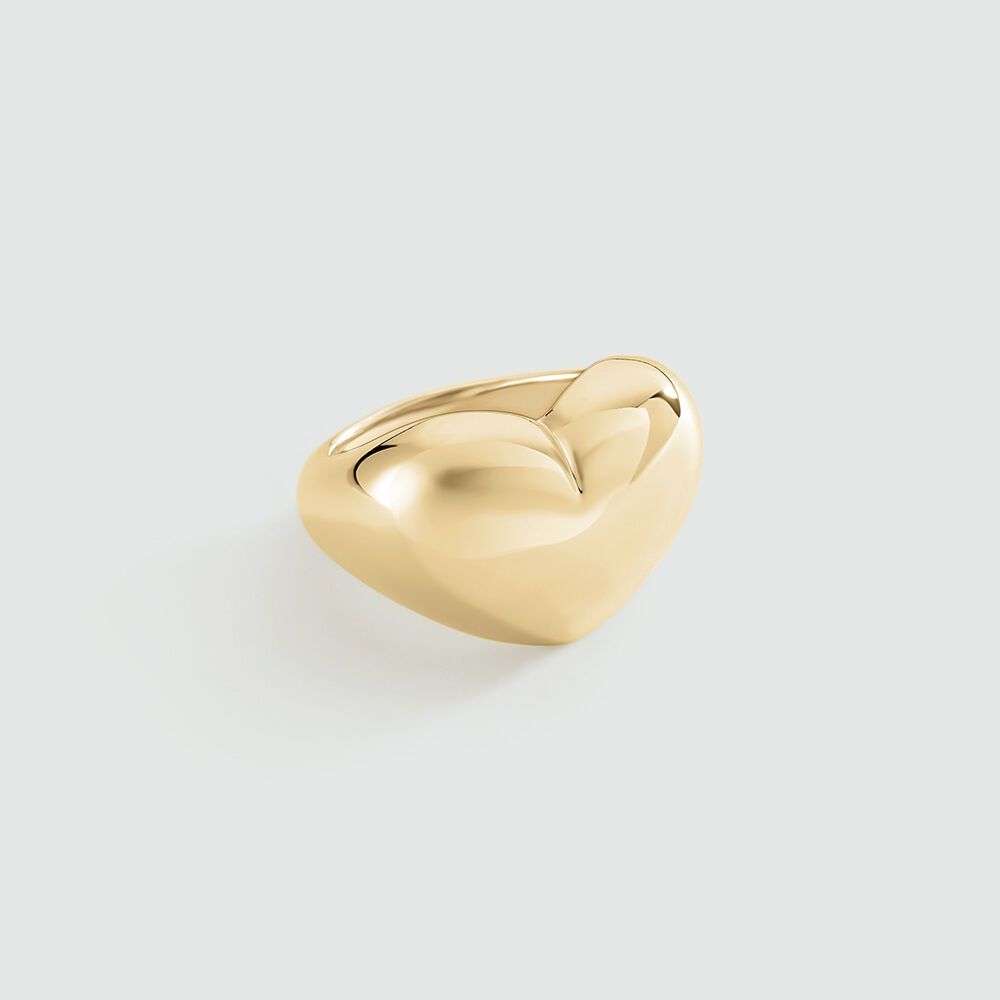 Anillo ancho DESIREE - Dorado - Anillos de fantasía  | Agatha