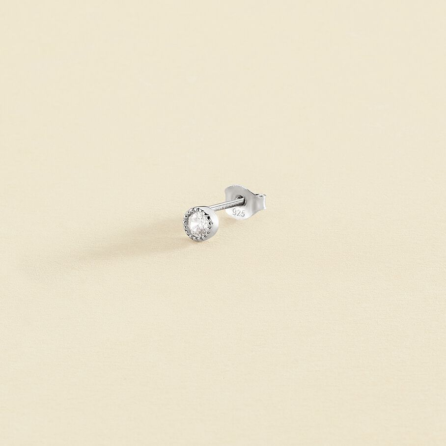 Piercing mini GRAINETTI - Cristal / Plateado - Piercings  | Agatha