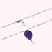 Collar corto MOON - Amatista / Plata - Collares  | Agatha
