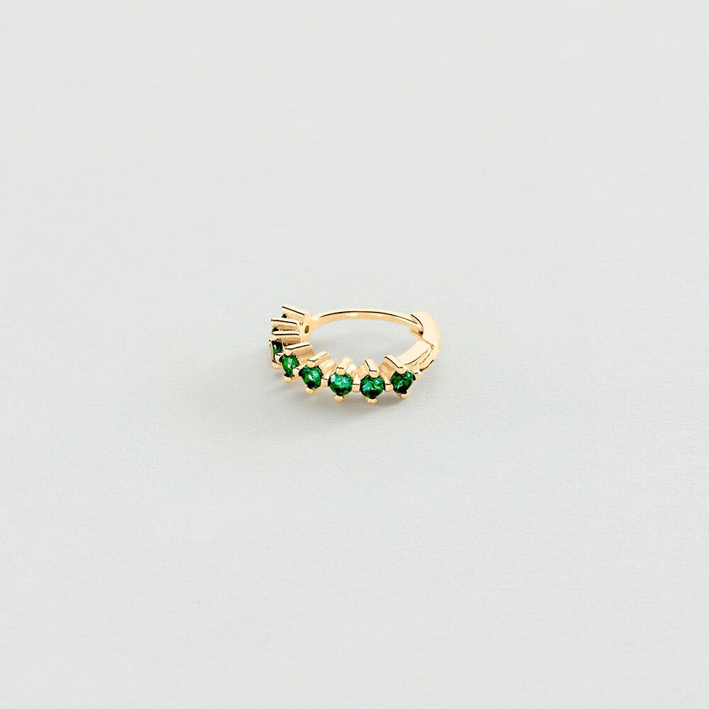 Piercing criolla RADIANTE - Verde - Piercings  | Agatha