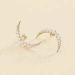 Pendientes cortos CREPUSCULE - Cristal / Dorado - Pendientes  | Agatha