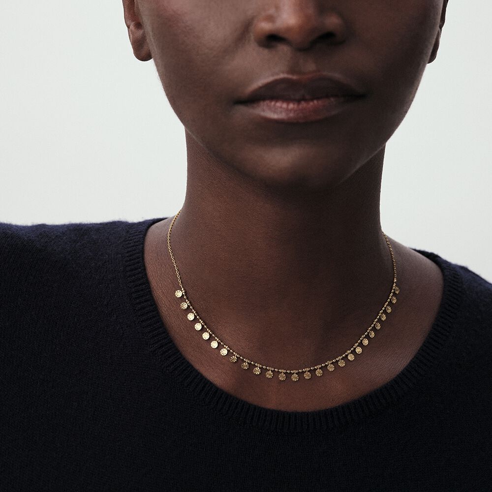 Collar corto ARIEL - Cristal / Dorado - Collar corto  | Agatha