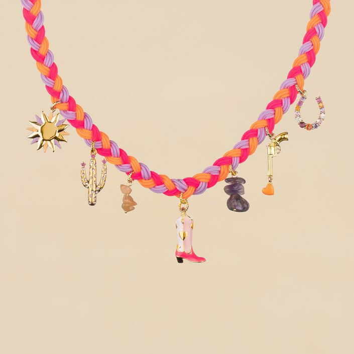 Collar corto RODEO - Multicolor / Oro - Collares  | Agatha