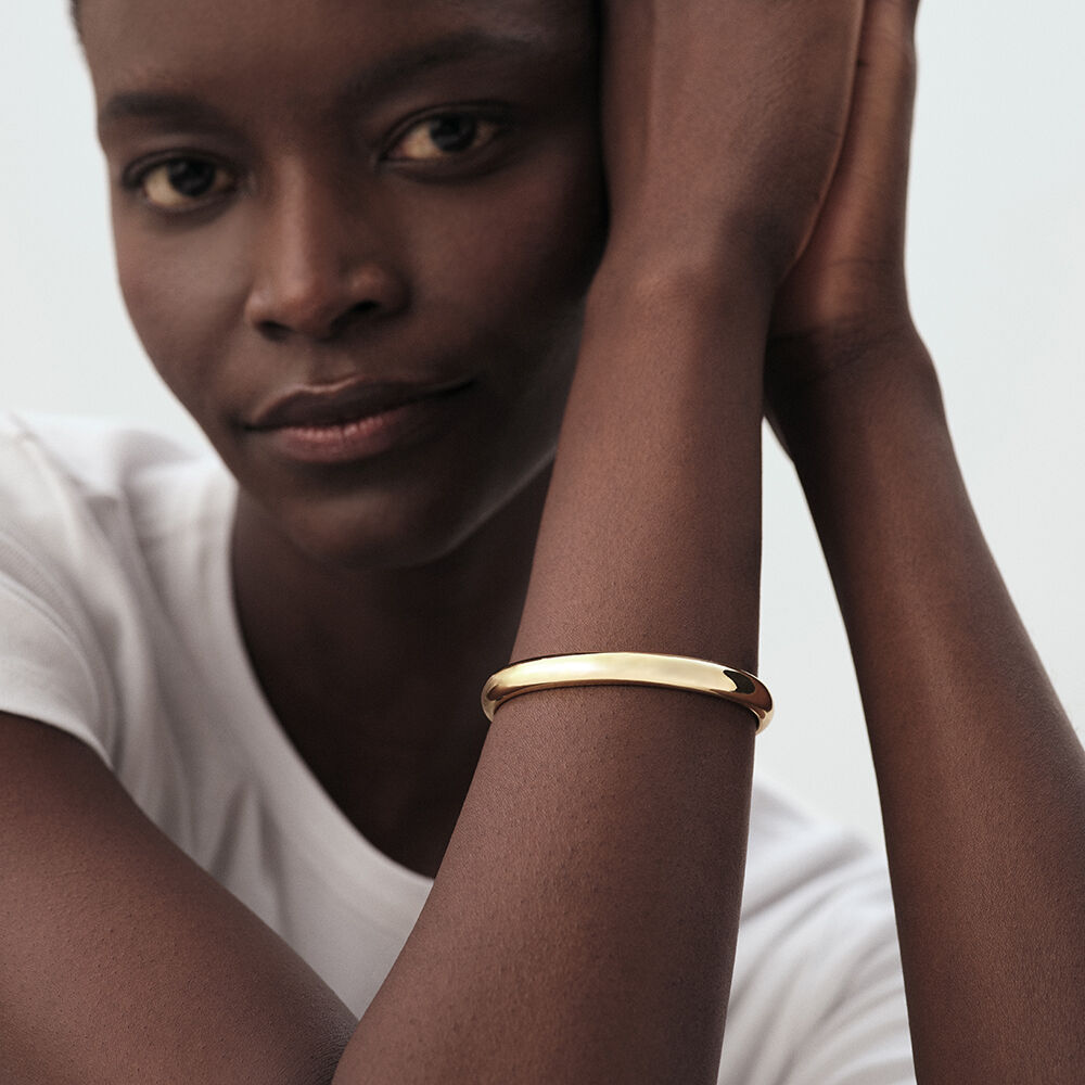 Pulsera rígida LEO - Dorado - Pulsera rígida  | Agatha