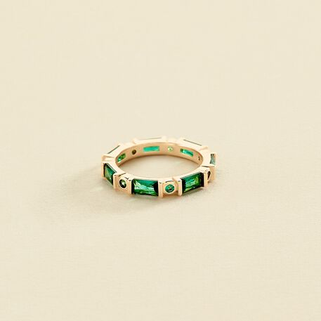 Anillo fino MARILYN - Verde / Dorado - Anillos  | Agatha