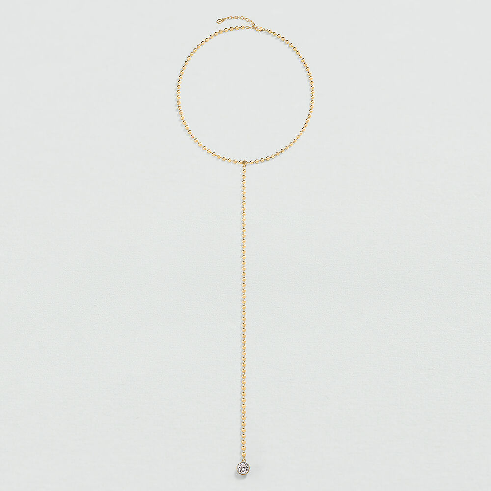 Collar largo BE - Cristal / Dorado - Collar largo  | Agatha