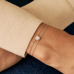 Pulsera de cadena IMPERIAL - Cristal / Plateado - Pulseras  | Agatha