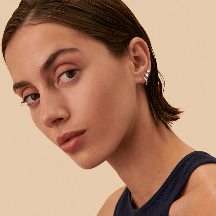 Piercing mini MIX & MATCH - Cristal / Plateado - Piercings  | Agatha