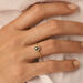 Anillo fino IMPERIAL - Negro / Oro - Anillos  | Agatha