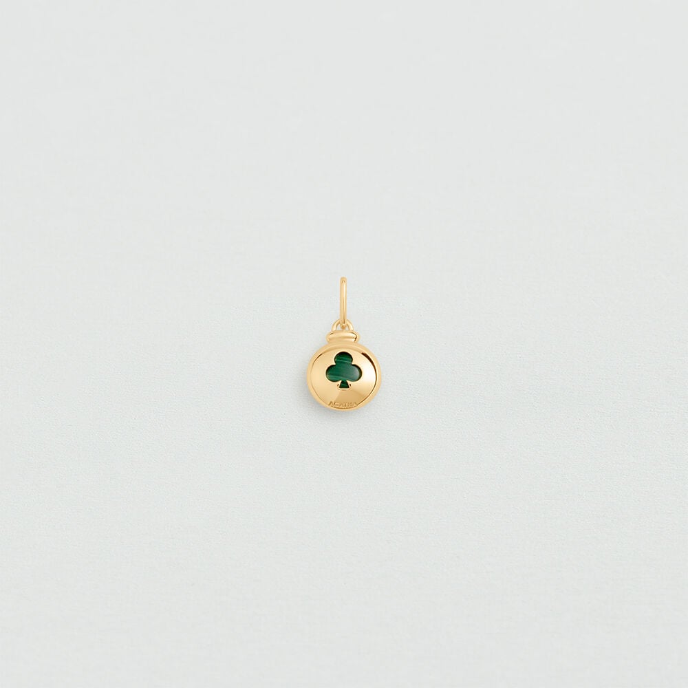 Colgante TR&Eacute;BOL - Verde / Dorado - Joyas  | Agatha