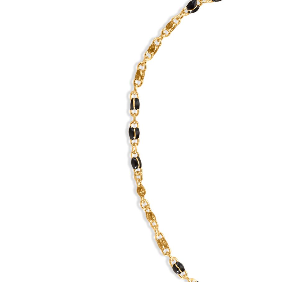 Pulsera de cadena SMARTY - Oro / Negro - Pulseras  | Agatha