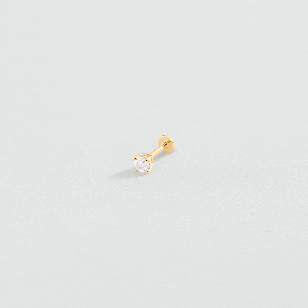 Piercing mini MIX & MATCH - Cristal / Dorado - Tragus&H&eacute;lix  | Agatha