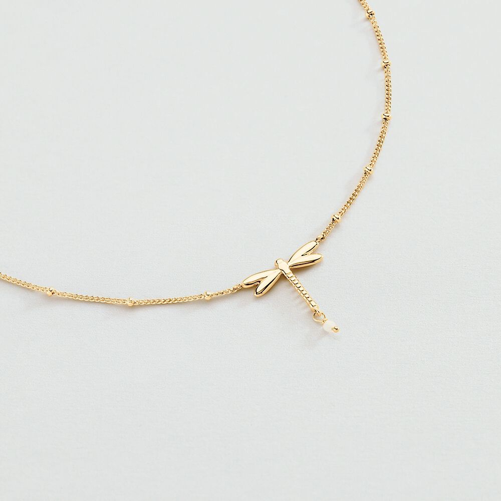 Collar corto DRAGONFLY - Dorado - Collar corto  | Agatha