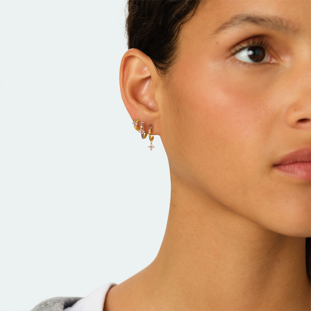 Set de pendientes MIX& MATCH - Rosa / Oro - Pendientes  | Agatha