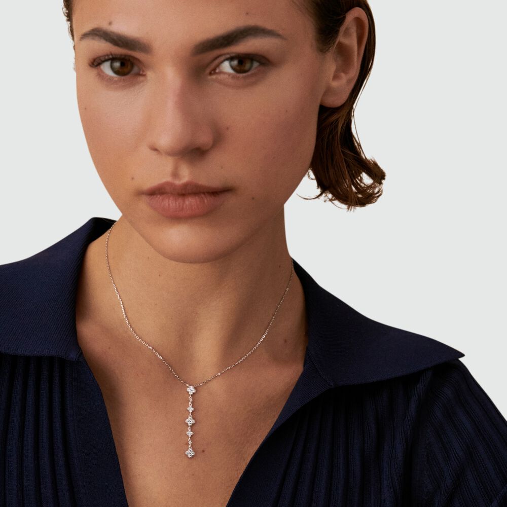 Collar corto BELOVED - Cristal / Plateado - Collar corto  | Agatha