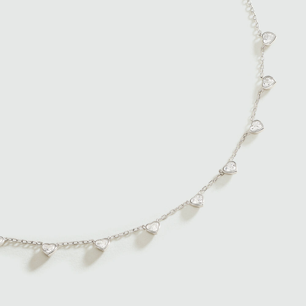 Collar corto ADOREE - Cristal / Plateado - Collar corto  | Agatha