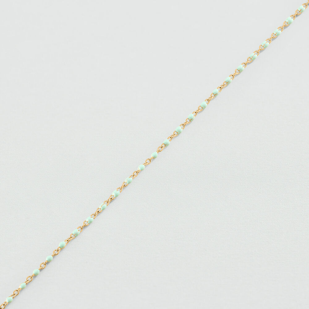 Pulsera de cadena SMARTY - Turquesa / Oro - Pulsera de cadena  | Agatha