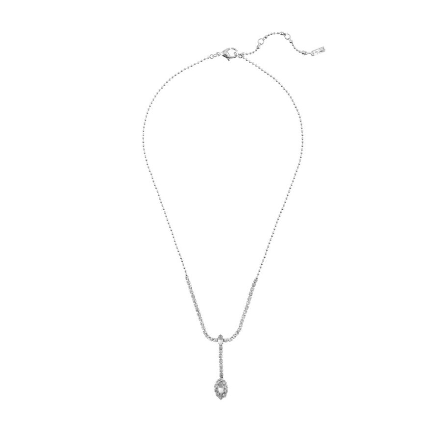 Collar corto DOWNTOWN - Cristal / Plateado - Collares  | Agatha