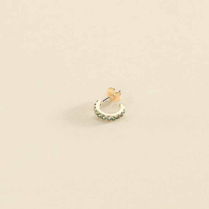 Piercing criolla PAVA - Turquesa / Oro - Piercings  | Agatha