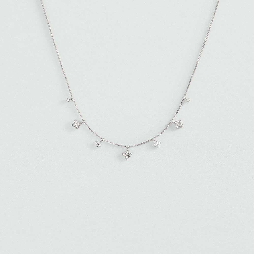 Collar corto BELOVED - Cristal / Plateado - Collar corto  | Agatha