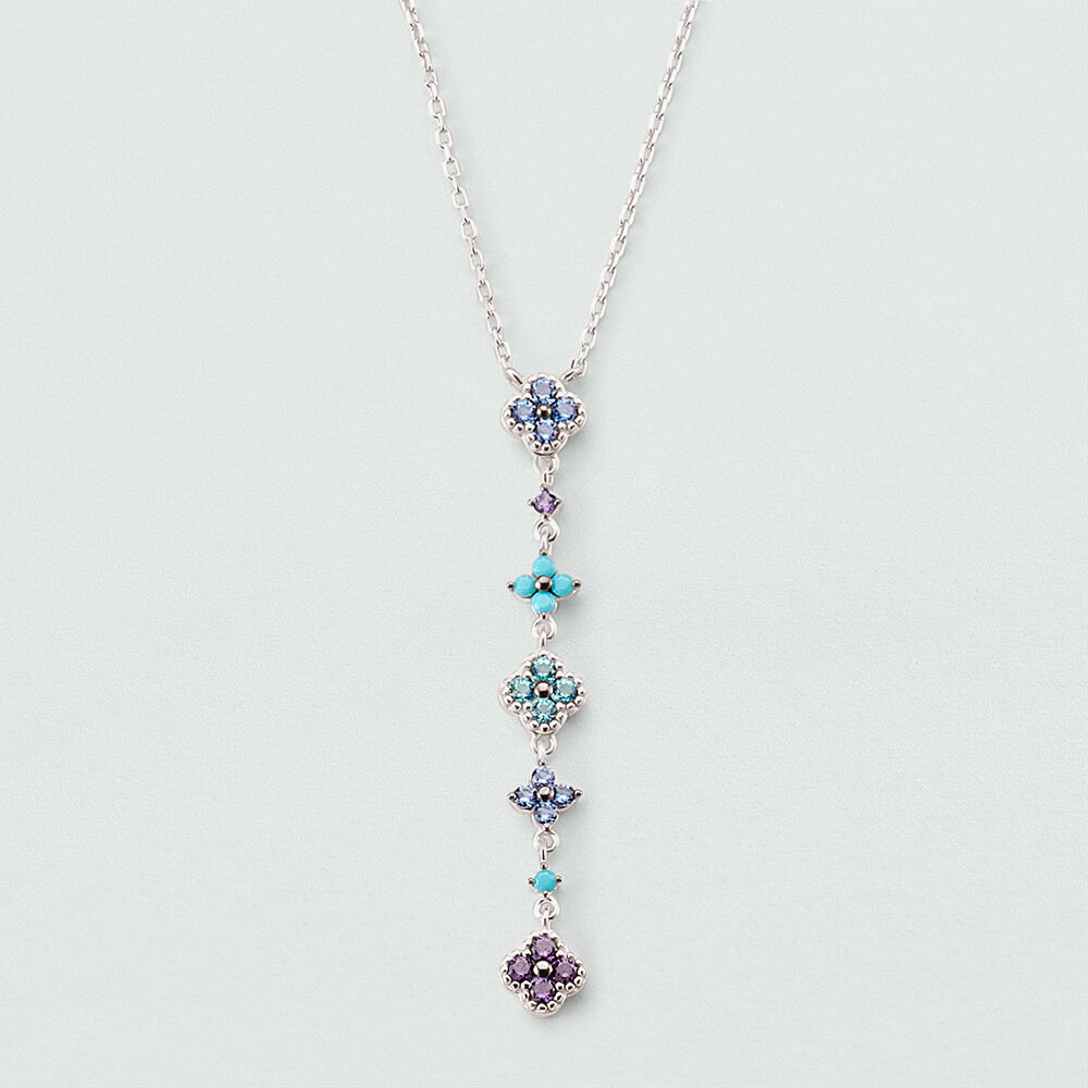 Collar corto BELOVED - Multicolor / Plata - Collar corto  | Agatha
