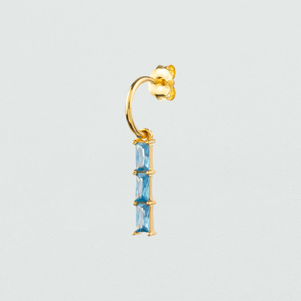 Piercing criolla LINEA - Azul Cielo - Piercings  | Agatha