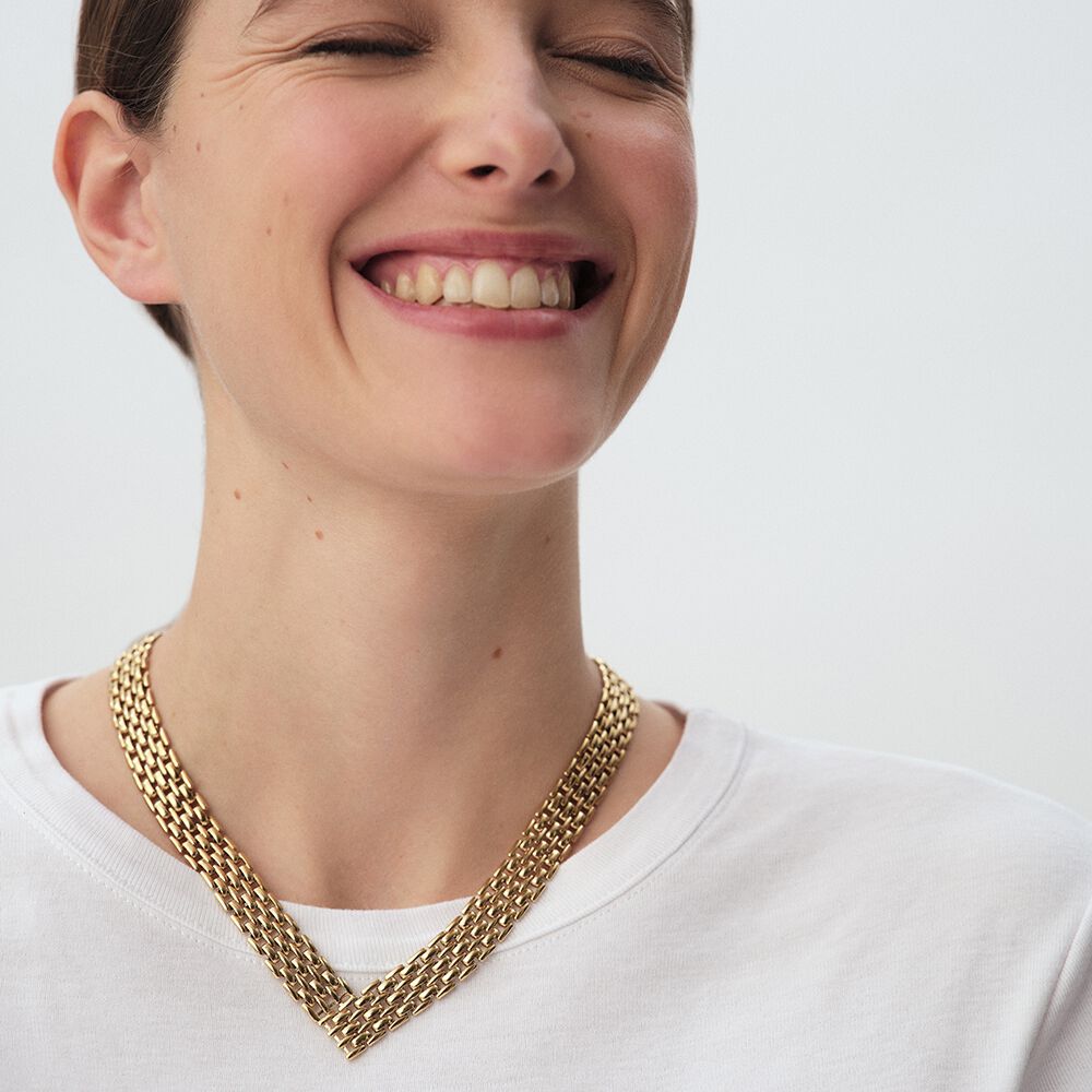 Collar midi MINUIT - Dorado - Collar de fantasía  | Agatha
