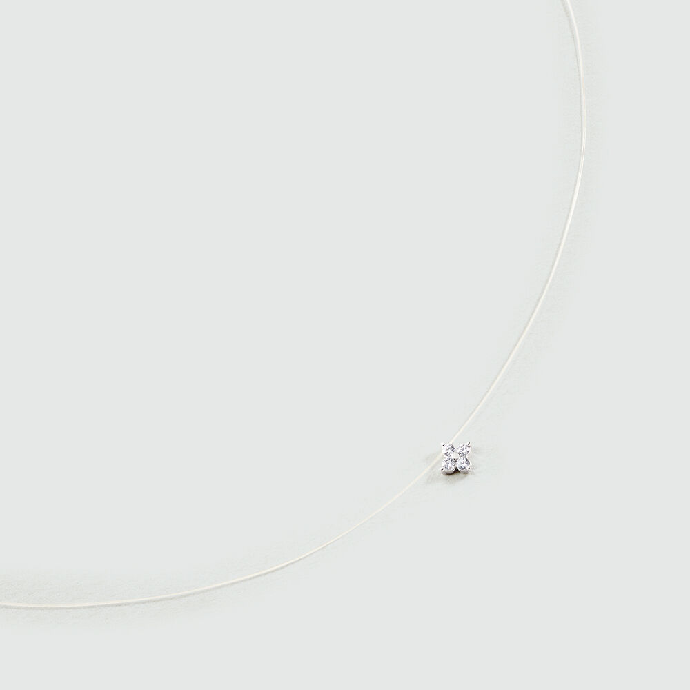 Collar corto BELOVED - Cristal / Plateado - Collar corto  | Agatha