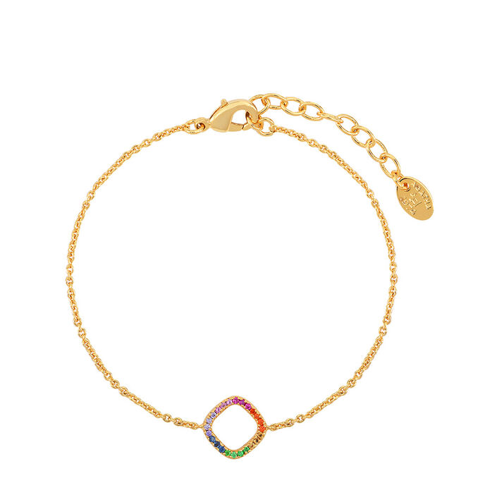 Pulsera de cadena SISSI - Multicolor / Oro - Pulseras  | Agatha
