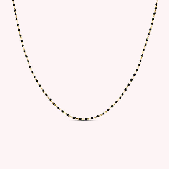 Collar midi SMARTY - Negro / Oro - Collares  | Agatha