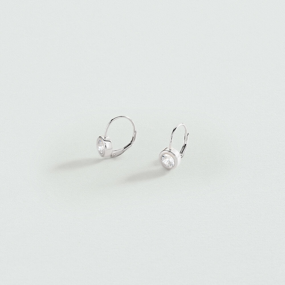Pendientes largos SERTISCL - Cristal / Plateado - Pendientes largos  | Agatha