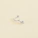 Piercing criolla SNAKY - Cristal / Plateado - Piercings  | Agatha