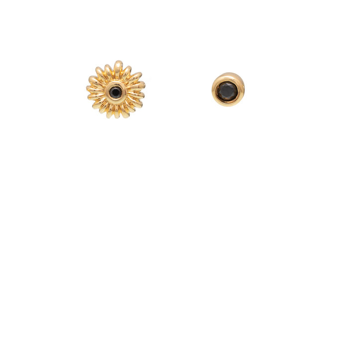 Piercing mini CIAM - Negro / Oro - Piercings  | Agatha