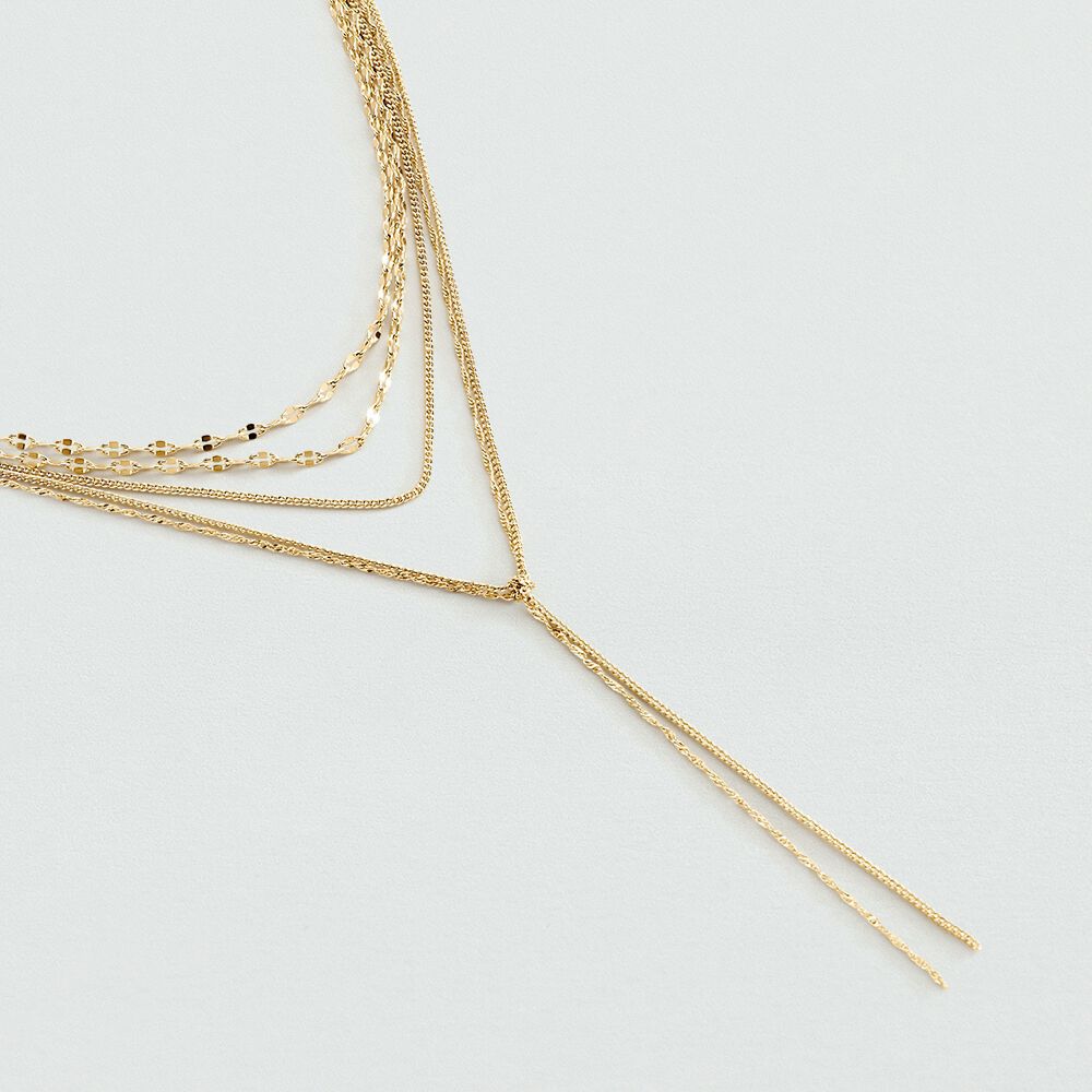 Collar midi NEBET - Dorado - Collar de fantasía  | Agatha