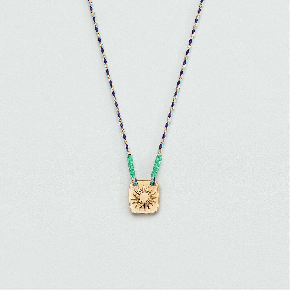 Collar midi TIARE - Multicolor / Oro - Collares  | Agatha