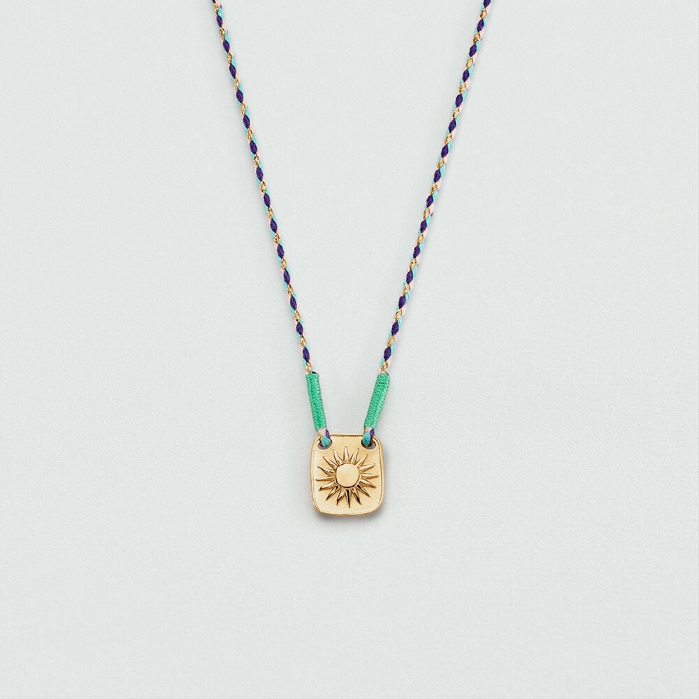 Collar midi TIARE - Multicolor / Oro - Collares  | Agatha