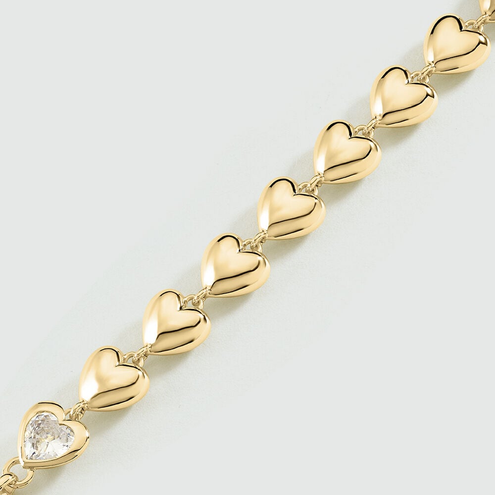 Pulsera de cadena DESIREE - Cristal / Dorado - Pulsera de cadena  | Agatha