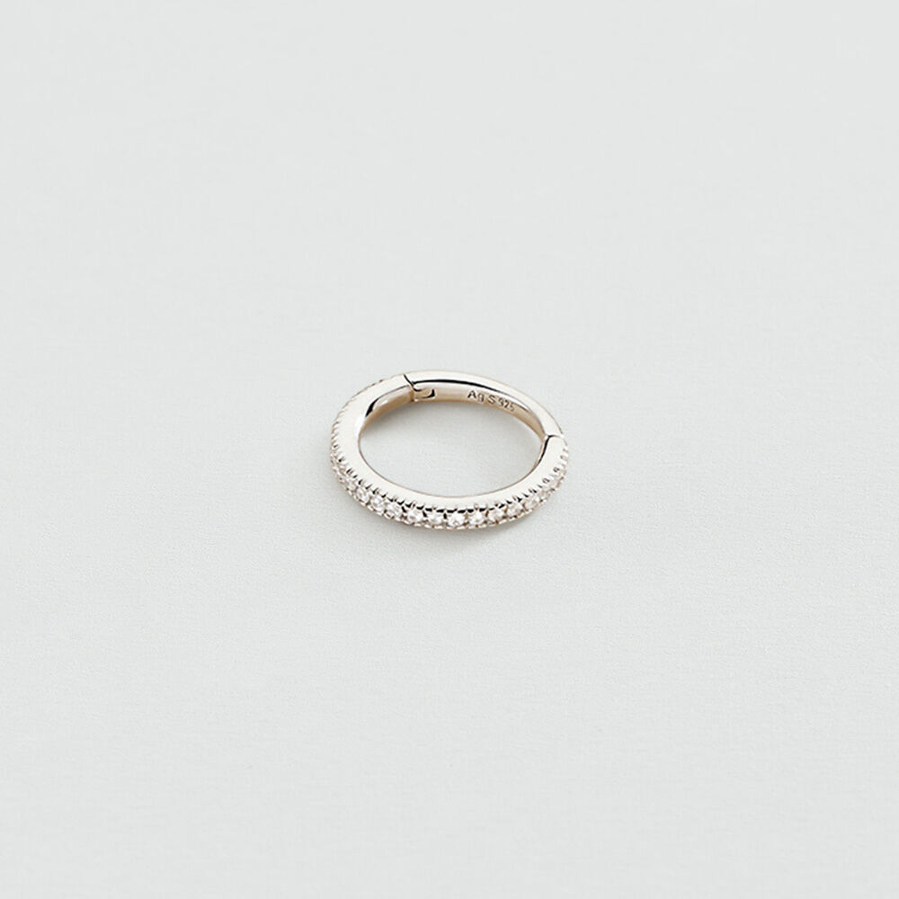 Piercing criolla MIX & MATCH - Cristal / Plateado - Piercings  | Agatha