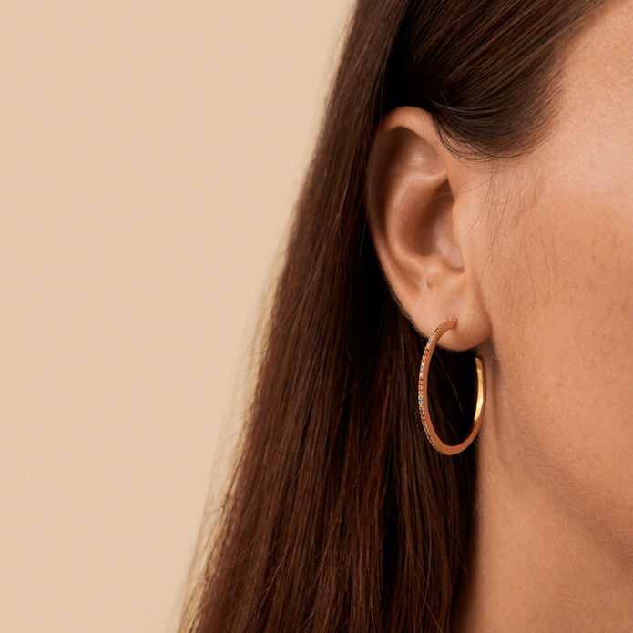 Criollas RAINBOW - Multicolor / Oro - Pendientes  | Agatha