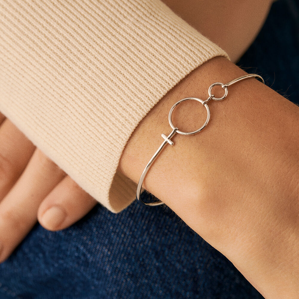 Pulsera r&iacute;gida PHILRING - Plata - Pulsera r&iacute;gida  | Agatha