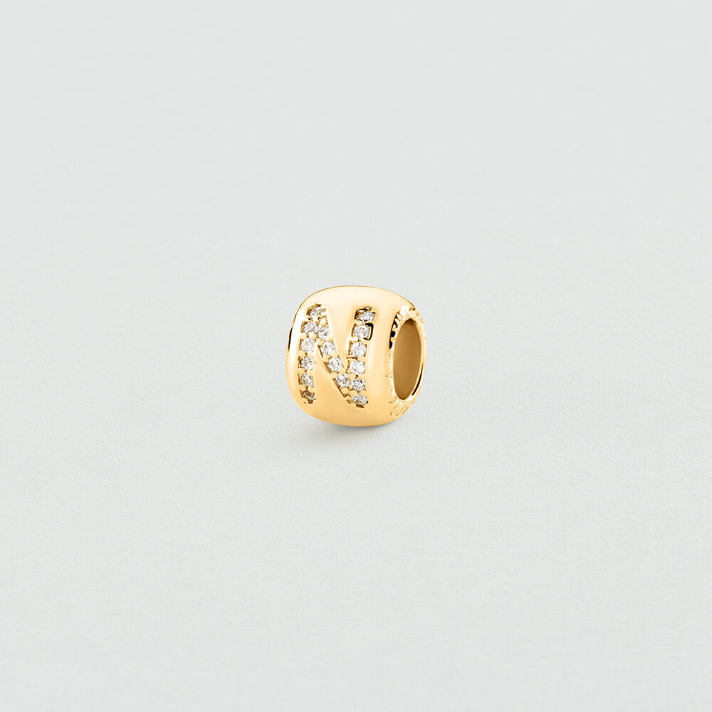 Colgante LUCKY - Cristal / Dorado - Joyas  | Agatha