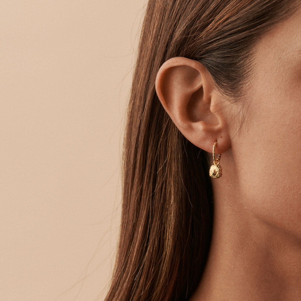 Piercing criolla MINI LE&Oacute;N - Dorado - Piercings  | Agatha