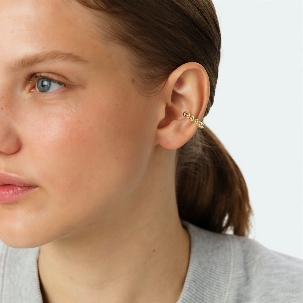 Ear cuff BATIGNOLLES - Dorado - Piercings  | Agatha