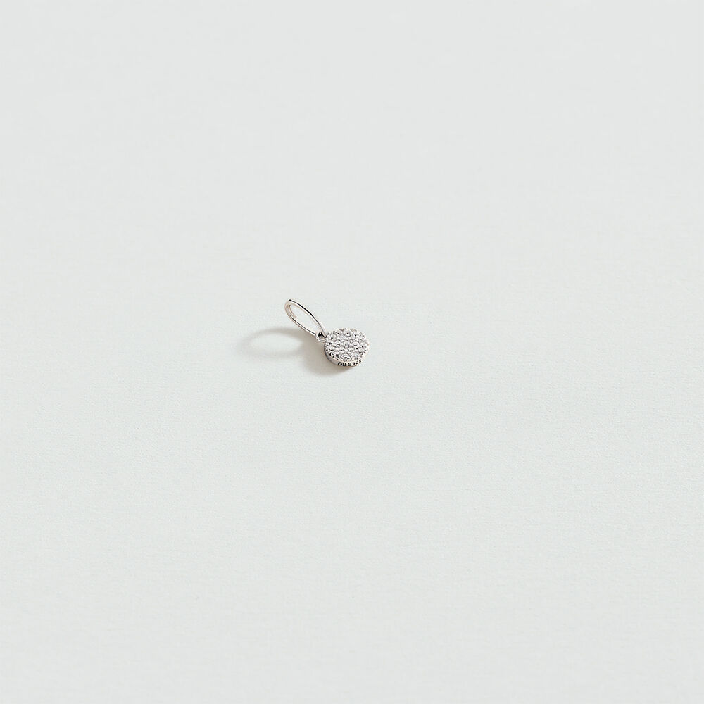 Colgante RONDPAVE - Cristal / Plateado - Outlet  | Agatha