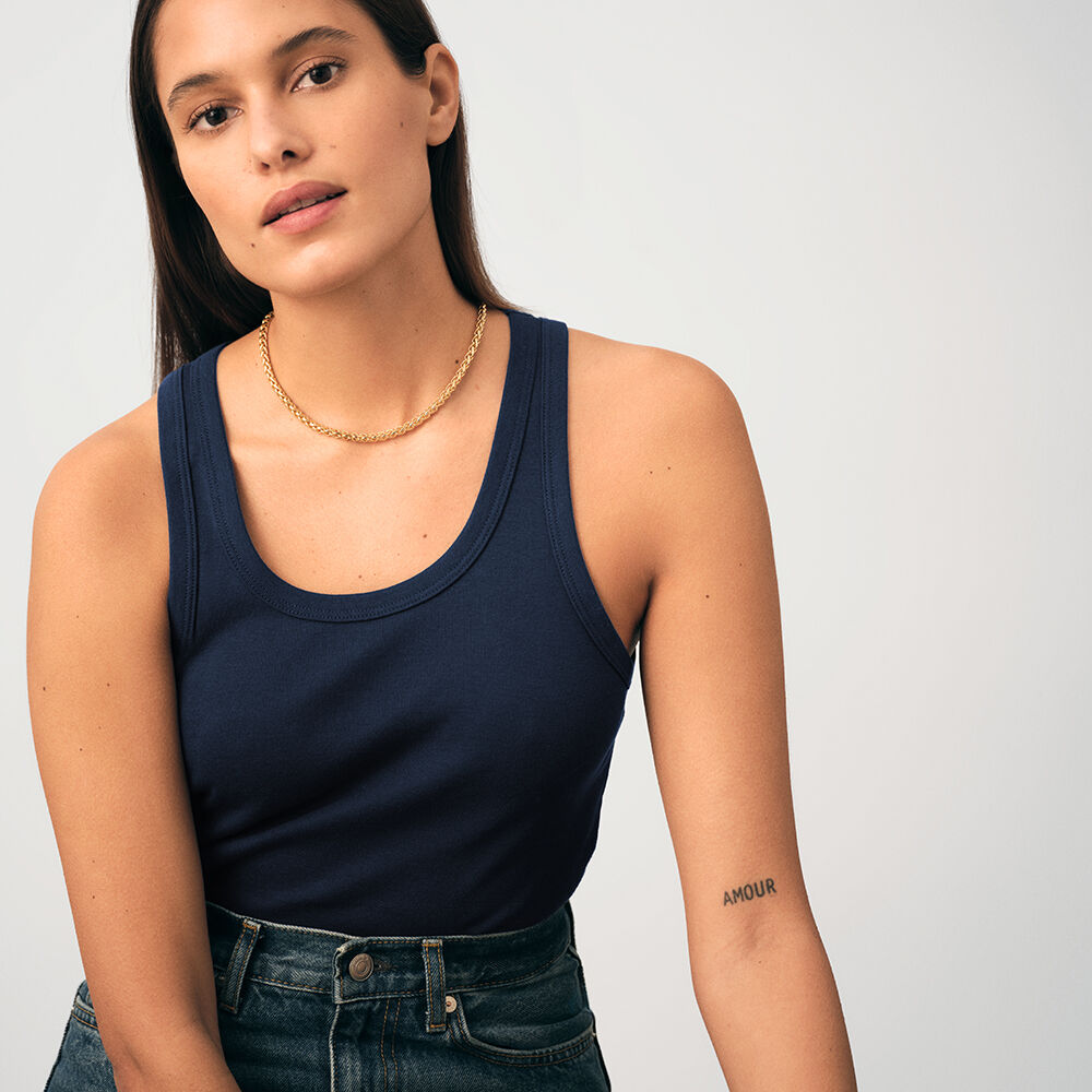 Collar corto ESLAB&Oacute;N PALMERA - Dorado - Collar corto  | Agatha