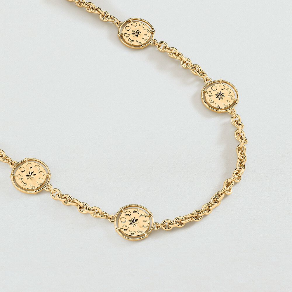 Collar largo 1974 - Dorado - Collar de fantasía  | Agatha