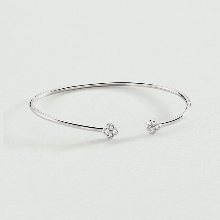 Pulsera rígida BELOVED - Cristal / Plateado - Pulseras  | Agatha