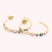 Criollas ARCO - Multicolor / Oro - Pendientes  | Agatha